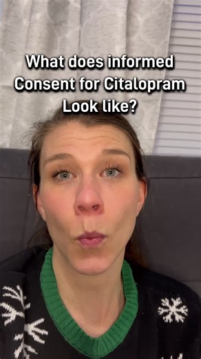 What does informed consent for Citalopram look like? #celexa #ssri #antidepressant #informedconsent #psychiatry