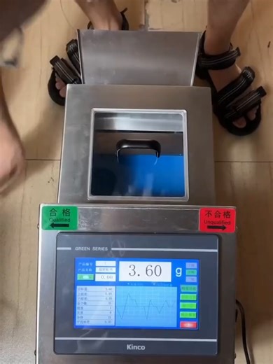 Weight checker / Checkweigher Detecting non-conforming bags Accuracy: 0.01g