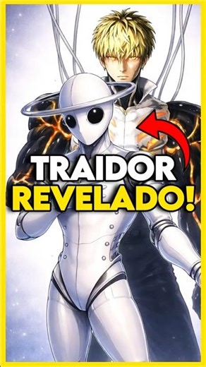 TRAIU!😱GENOS FINALMENTE DESCOBRE QUEM É O CIBORGUE LOUCO EM ONE PUNCH MAN! #onepunchman #shorts