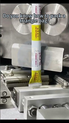 Pyramid Tea Bag Packaging MachineTriangle Tea Bag Making Process #packagingmachine #packingmachine