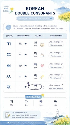 5 Korean Double Consonants Every Beginner Should Know