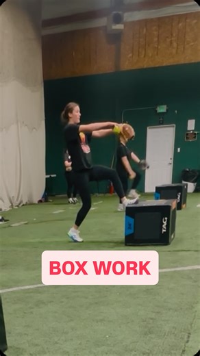 The box is great to improve your hip thrust and you can use it in multiple ways. In this video you will see two exercises demonstrated one from a stack of a pitch into the hip thrust up onto the box and the other is a circle feeling your body getting into your push foot and rolling up onto the toes and keeping yourself tall as you hip thrust up onto the box. LIKE, FOLLOW, & SHARE 🥎🫶🏼 more to come from THEE MISS PITCH 🔥#misspitch #theemisspitch #privatepitchinglessons #hiptrust #pitchingmecha