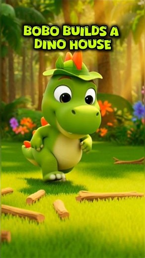 Bobo Builds a Dino House #shorts #viral #trending #explore #fyp #foryou #foryoupage #viralvideo