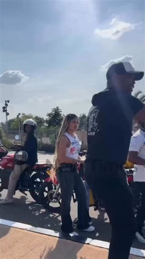 The New Times on Instagram: "WATCH: Jamaican dancehall singer Shenseea was spotted around BK Arena creating content with motorbikes, a day after arriving in Kigali ahead of her upcoming performance alongside Mavado. 📹: @mugwiza_olivier /TNT"