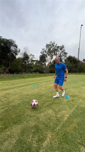 Touches with intensity to quicken the feet and mind ⚡️🧠 • Train fast so the game feels slow. 📈⚽️ • #footballtraining #ballmastery #footballdrills #technique #7mlctraining | Michael Lewis Cunningham
