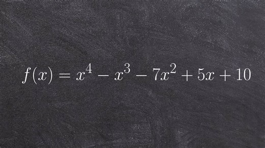 Learn How to Find All Zeros of a Polynomial Using Rational Zero Test and Synthetic