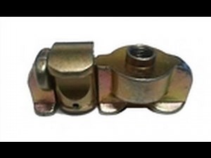 L-Track Demonstration / Threaded Triple Stud Fitting