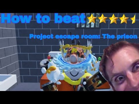 How to beat The prison in project escape room tutorial on Roblox (walkthrough)