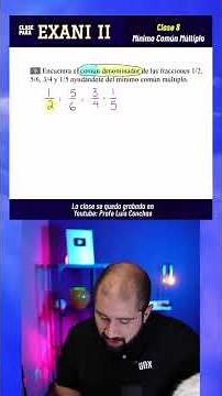 🤯 Find the common denominator of the fractions 1/2, 5/6, 3/4, and 1/5 using the LCM.