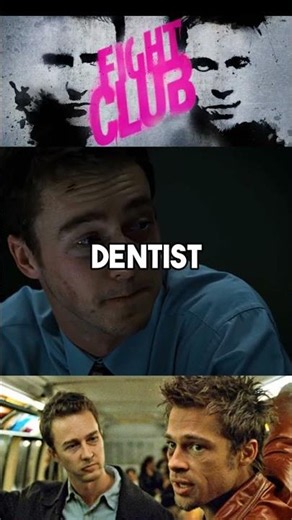 Brad Pitt Removed His Tooth #fightclub #bradpitt #edwardnorton #filmfacts #film