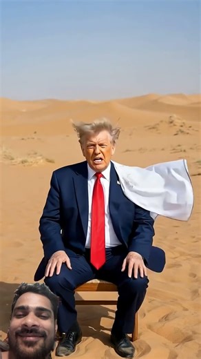 Trump vs Khamenei Haircut gone wrong#iranisraelwar #iran #israel#usa#trump#khamenei#war
