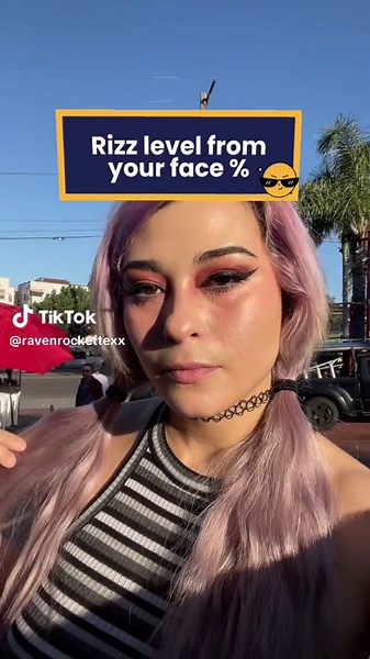 Rizzed up baybeee #rizzler #ravenrockette #cutegirls #lavenderaesthetic #vibes #tacotruck #leostacos