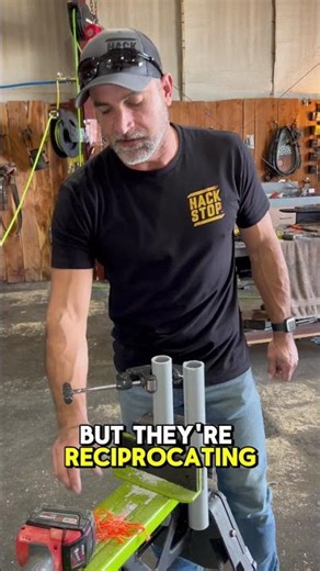 How to cut pipe with wire inside