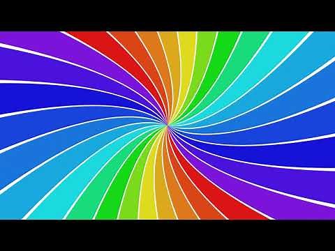 Rainbow Colors Spinning Swirl 🌈