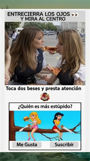 ¿Quién es más tonto? 🤔🍕 | Reto visual viral