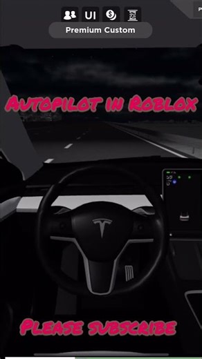 "Exploring Roblox Tesla Auto Pilot Feature" #roblox #gaming #tesla #autopilot #fypシ゚viral #fyp