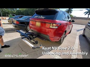Kuat NV Base 2.0 eBike Bike Rack Unboxing and Assembly, Elecruiser Electric Bike Shop Boca Raton FL