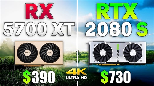 RTX 2080 SUPER vs RX 5700 XT in 4K