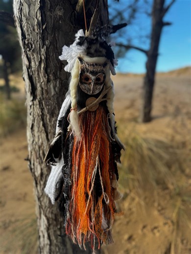Spirit Owl Forest Doll