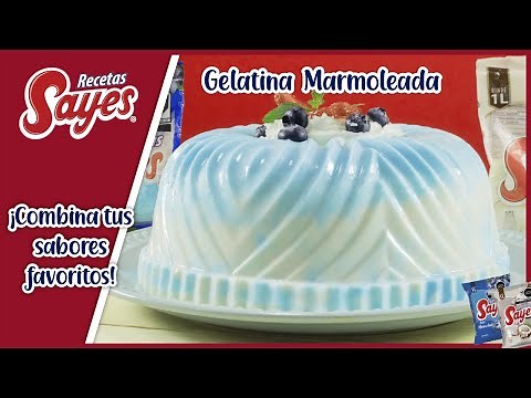 🤩 ¡Gelatina Marmoleada! 🤩 RECETA