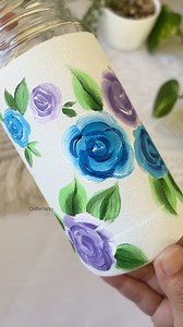 528K views · 13K reactions | Jar painting DIY for homedecor #diy #diydecor #painting #decor #ideas #decorideas #viralvideoシ #crafterhappy #trendingreel #acrylicpainting #color | Crafter Happy | Facebook