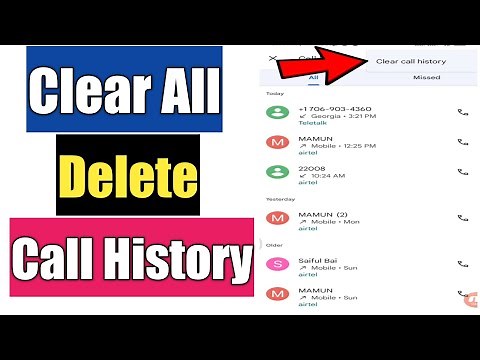 How To Clear All Call History | Delete Call History