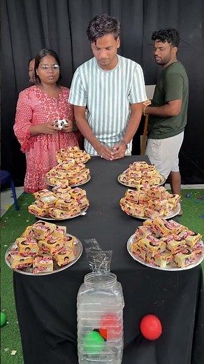 Fantastic game roll ball and biscuits challenge #shorts