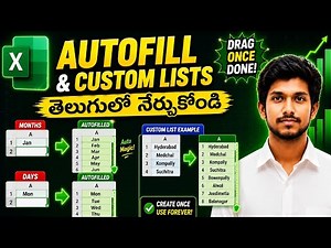 How to Use AutoFill and Custom Lists in Excel (Step-by-Step)