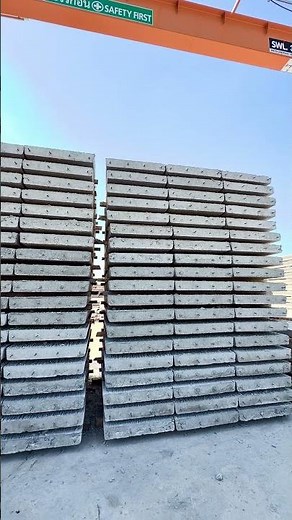 วางแผ่นพื้นสำเร็จรูป ยังไงให้ไวและแข็งแรง? 🏗️ #ก่อสร้าง #แผ่นพื้น #ธงชัยเสาเข็ม