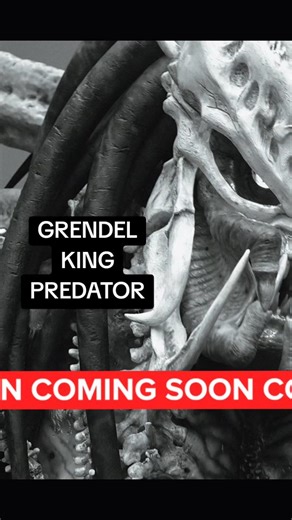 Monstershop on Instagram: "GRENDEL KING Life size torso bust. Coming soon. #predator #prop #airbrushing #create #instagramart"