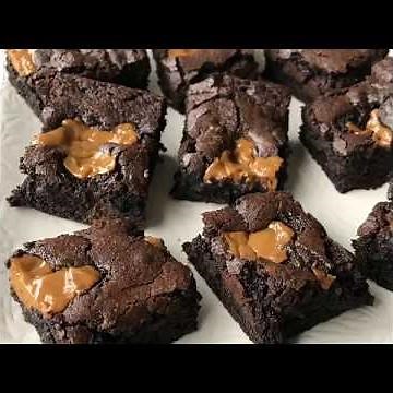 Best Brownie Ever - Chocolate caramel brownie from Rocky and Ruby