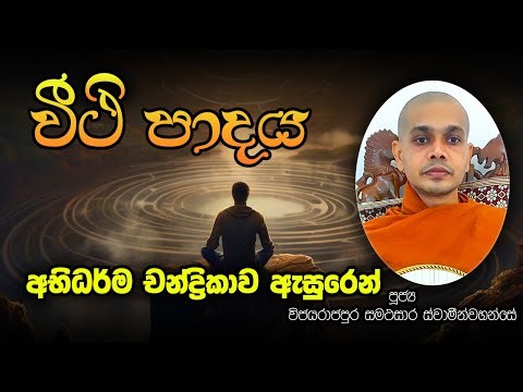 විථි පාදය_17| පූජ්‍ය විජයරාජපුර සමථසාර ස්වාමීන් වහන්සේ