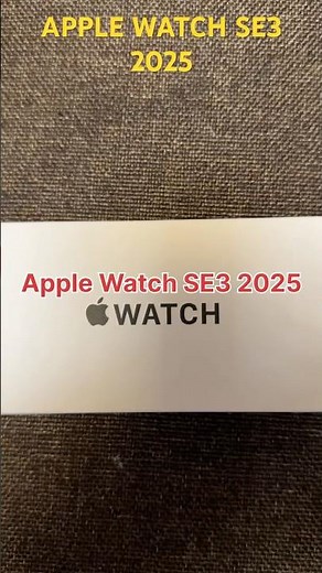 Apple Watch SE3 2025 with New Features #apple #watch #tech #shorts #viral #ytshorts #applewatch #new