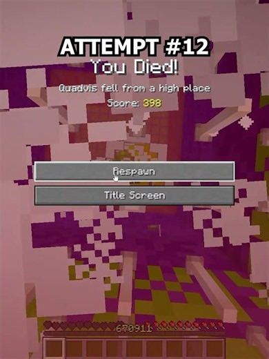 Minecraft Crazy Dropper…🤯
