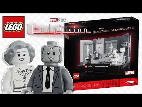 LEGO Marvel Wandavision - Vision Residence Custom Set Showcase