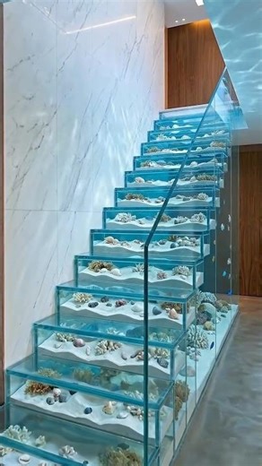 staircase is a DREAM! 🌊😍 #shorts #homedecor #short