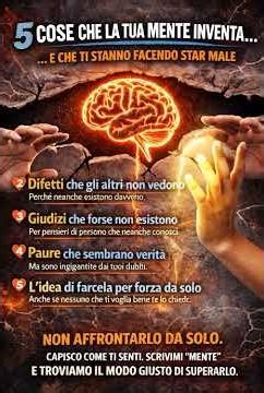 5 cose che la tua mente inventa e ti fanno star male!