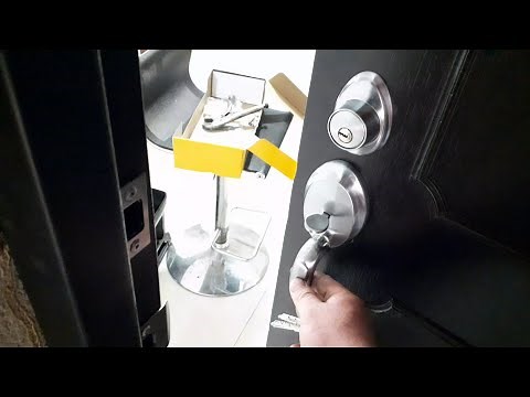 instalación de cerradura yale multipunto entrada principal
