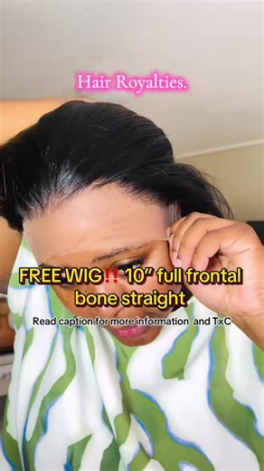 We are giving a away a 10” bone straight hair frontal on the 21 march 2026. All you need to provide is proof of purchase from us. All purchases that were mde before the giveaway date qualify. WhatsApp for more info 0605671171 #hairroyalties #southafrica #fybシ #valentines2026 #wigcombo