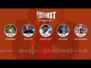 First Things First audio podcast(9.20.17) Cris Carter, Nick Wright, Jenna Wolfe | FIRST THINGS FIRST