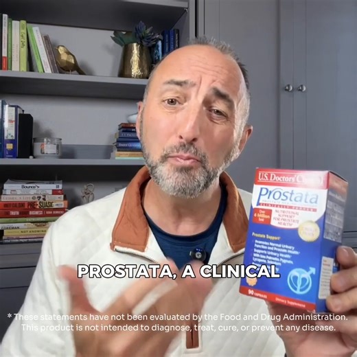 Support your prostate and bladder in feeling their best with Prostata.* A clinically tested, doctor-recommended supplement for men to support urinary comfort, healthy testosterone, and overall wellness—all in one supplement.* https://www.usdoctorsclinical.com/products/prostata?selling_plan=1589968984 #USDCProstata #ProstateSupport #BackedByABoardOfDoctors | U.S. Doctors' Clinical