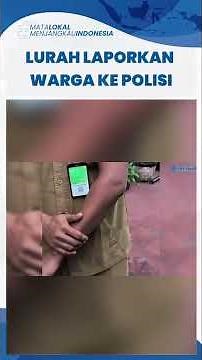 Sosok Muhammad Fadli, Lurah yang Didorong Warga hingga Masuk Parit, Kini Laporkan Kejadian ke Polisi