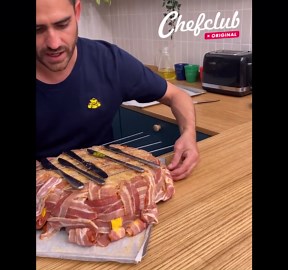 Bacon Basket Mac N Cheese