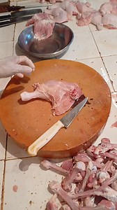 Super fast way to debone chicken #cuttingskills #cuttingchicken | mz gotrig