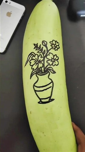 Flower with vace drawing easy | simple flower drawing | Easy flower vase drawing trick #shorts