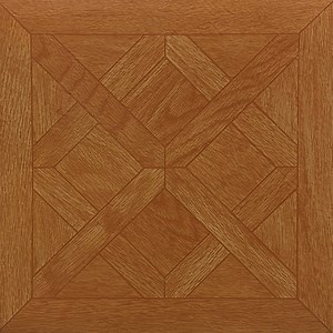 PowerSellerUSA Tivoli Self Adhesive Vinyl Floor Tiles, 45 Pcs Contemporary Peel and Stick Tile, 12" x 12" Square DIY Flooring Tiles for Kitchen, Bedroom, Bathroom - Classic Parquet Oak
