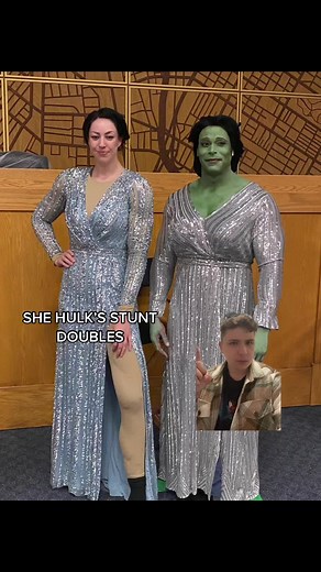 SHE HULK STUNT DOUBLES #shehulkseries #shehulkstunt #jellyjoshin #jellyreacts #marveltok