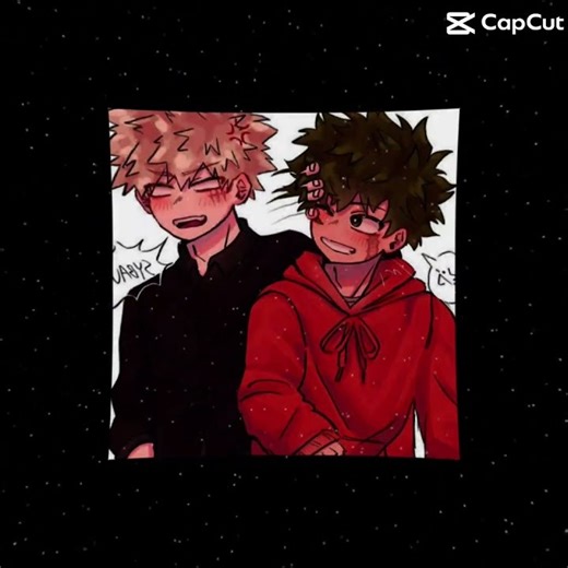Deku x Bakugou kissing