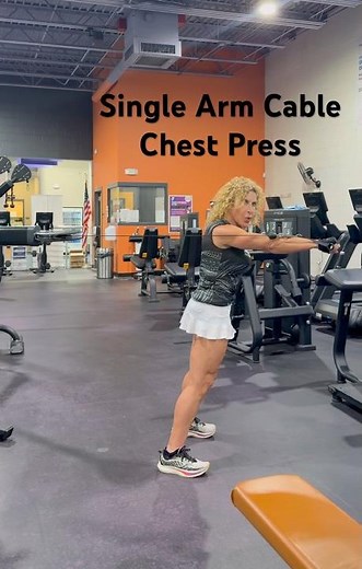 Single Arm Cable Chest Press | Chest Strength & Core Stability