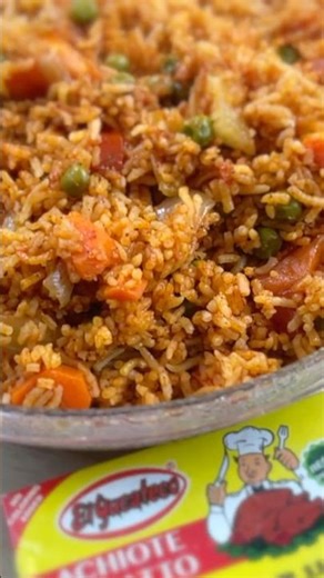Mexican Rice Recipe w/ Achiote #kingofflavor #shorts #mexicanricerecipe